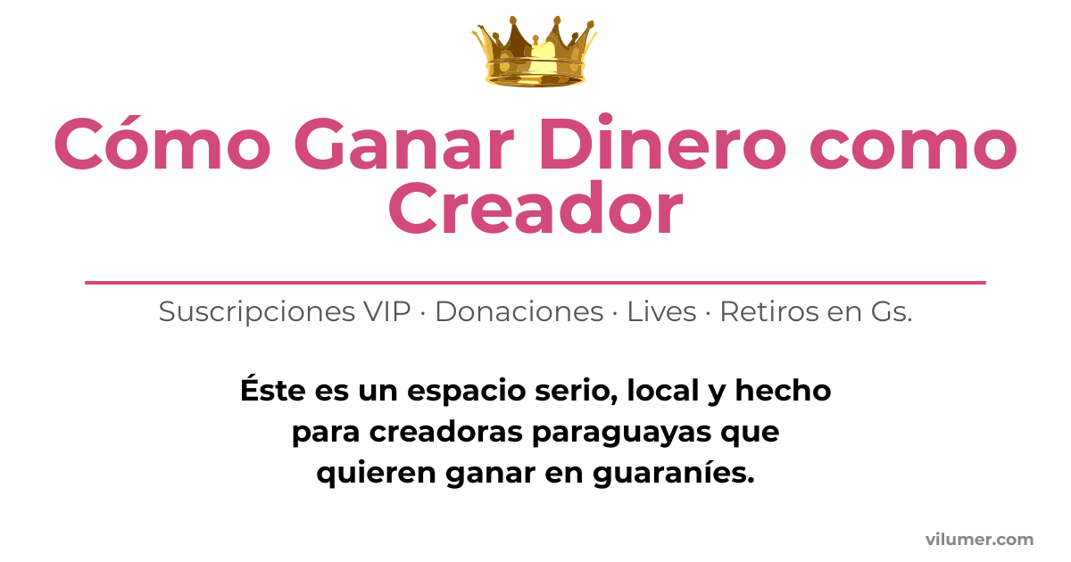 Ganar dinero como creador en Paraguay